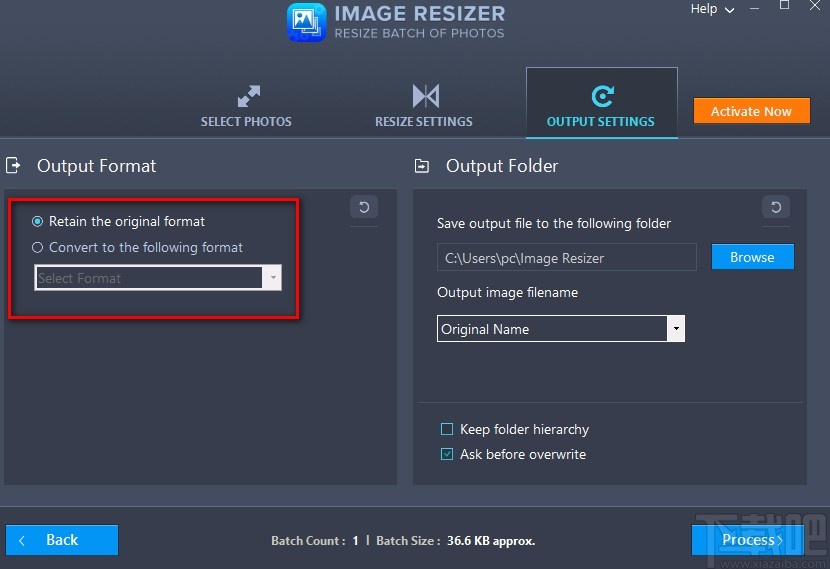 Image Resizer旋轉(zhuǎn)圖片的方法