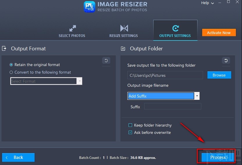 Image Resizer旋轉(zhuǎn)圖片的方法