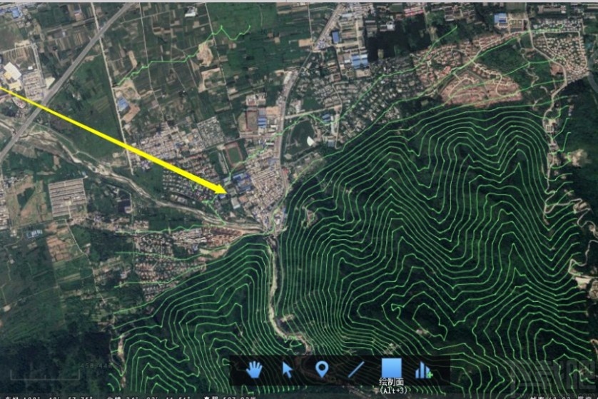 locaSpace viewer生成等高線的方法