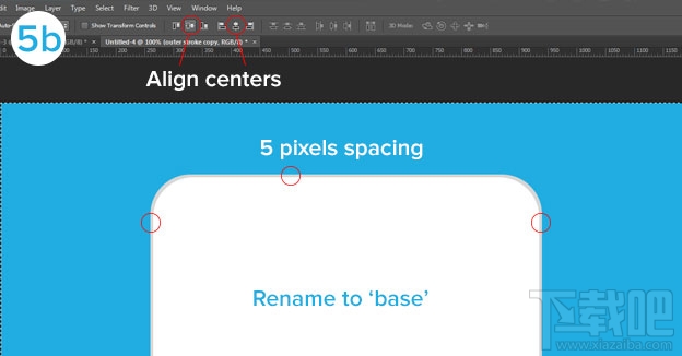 PS教程：教你制作扁平化手機(jī)