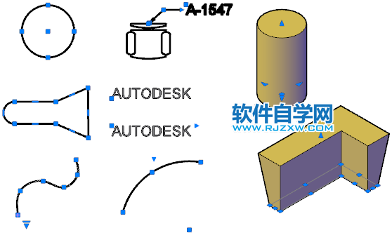 CAD2020關于使用夾點編輯