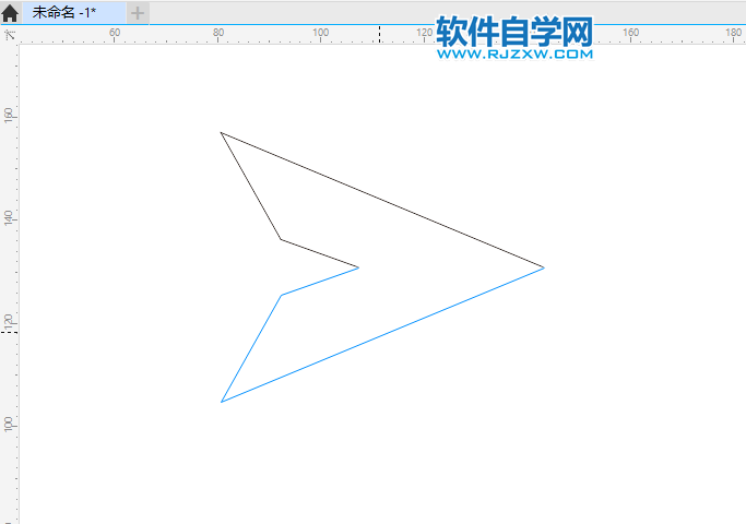 CorelDRAW2020設(shè)計(jì)一個發(fā)送圖標(biāo)