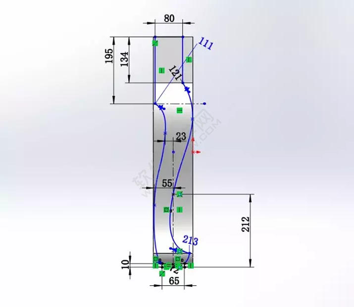 solidWorks建模練習拉伸切除一張桌子