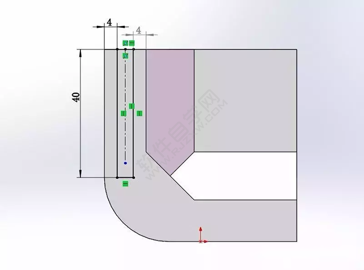 SolidWorks建模3D13-H01拉伸、圓角、倒角、基準軸、鏡像