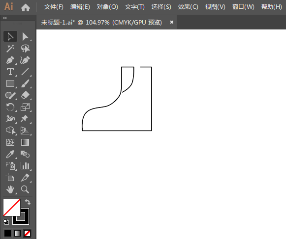 戶外鞋服圖標用AI繪制的方法