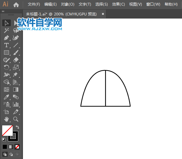 戶外裝備圖標用AI繪制的方法