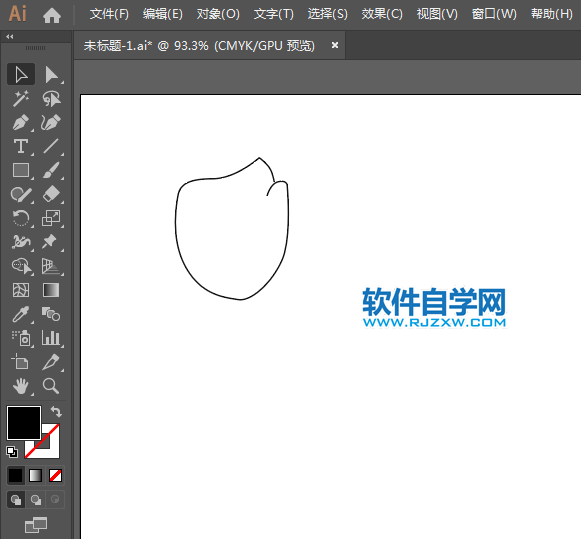 男士護理圖標簡筆畫用AI繪制的方法