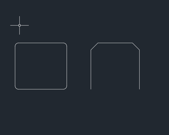 cad如何畫倒角和圓角的方法