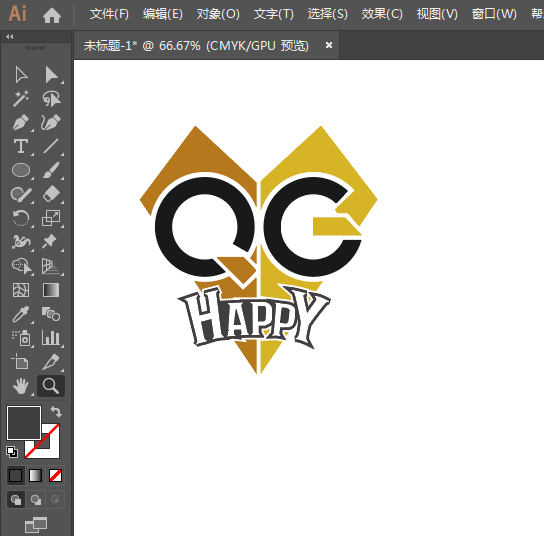 QCHappy圖標(biāo)用AI設(shè)計(jì)的方法