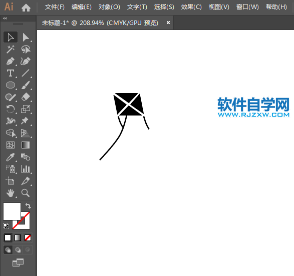 ai怎么設(shè)計(jì)禁止放風(fēng)箏標(biāo)志