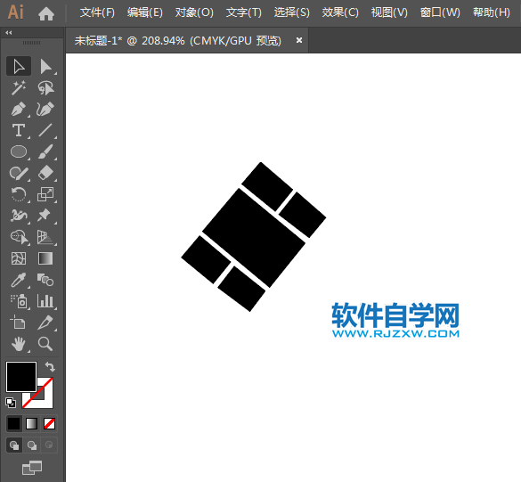 ai怎么繪制禁止碰到標(biāo)志