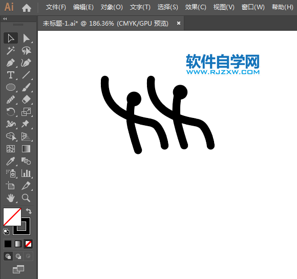 ai怎么設計花樣游泳標識