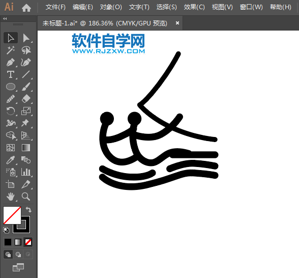 ai怎么設計帆船運動標識
