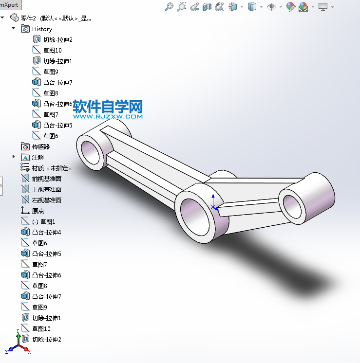 solidworks的兩側對稱繪圖技巧新手必學