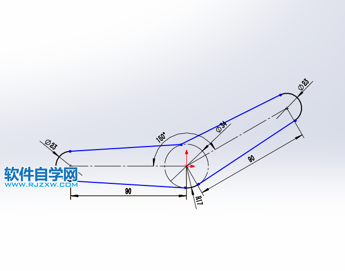 solidworks的兩側對稱繪圖技巧新手必學