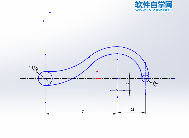 solidworks周邊圓相切草圖練習(xí)