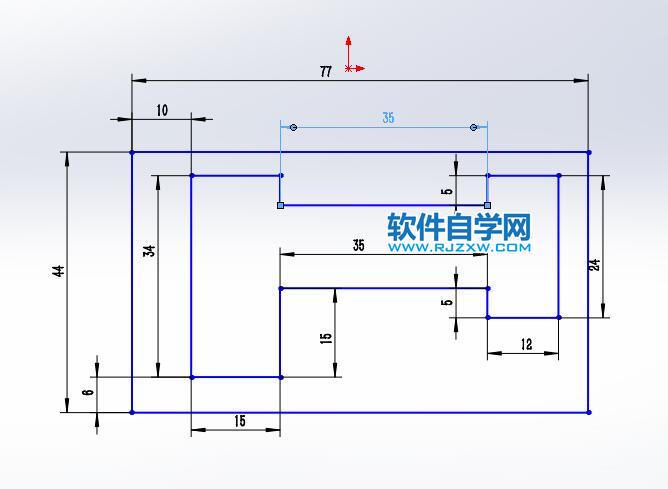 Solidworks智能尺寸修改指定草圖