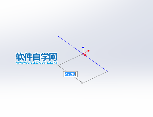 solidworks怎么畫中心點直槽口草圖