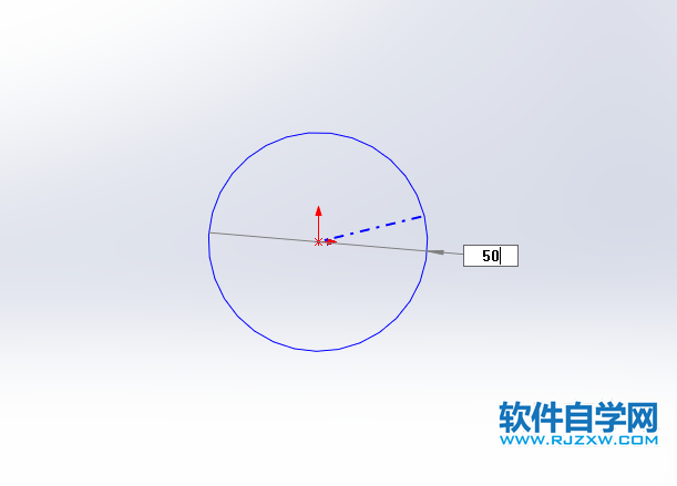 solidworks怎么在草圖中畫(huà)圓
