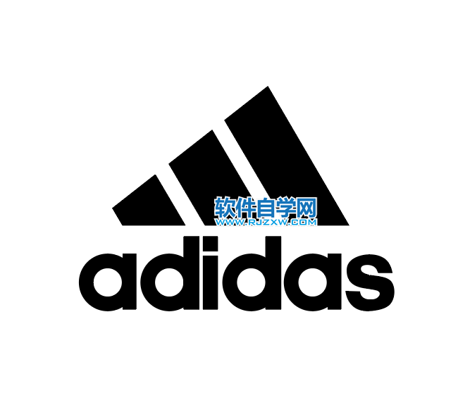 ai怎么設(shè)計(jì)adidas阿迪達(dá)斯商標(biāo)