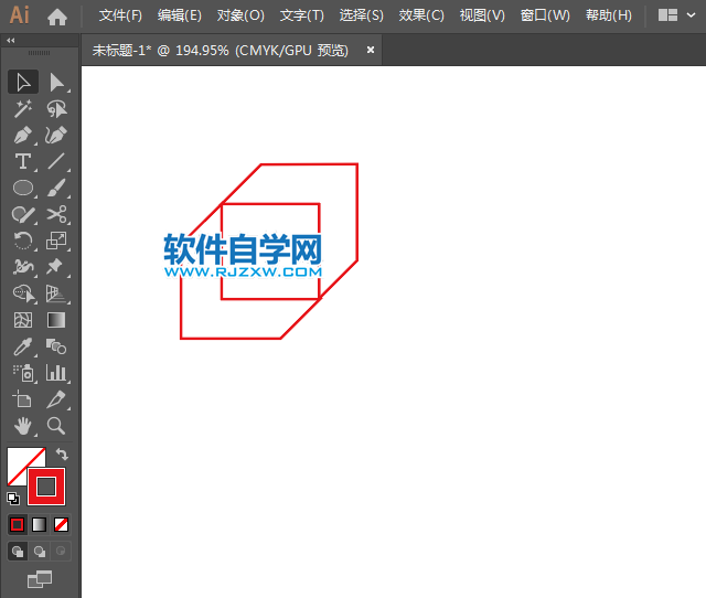ai怎么畫方正集團標志