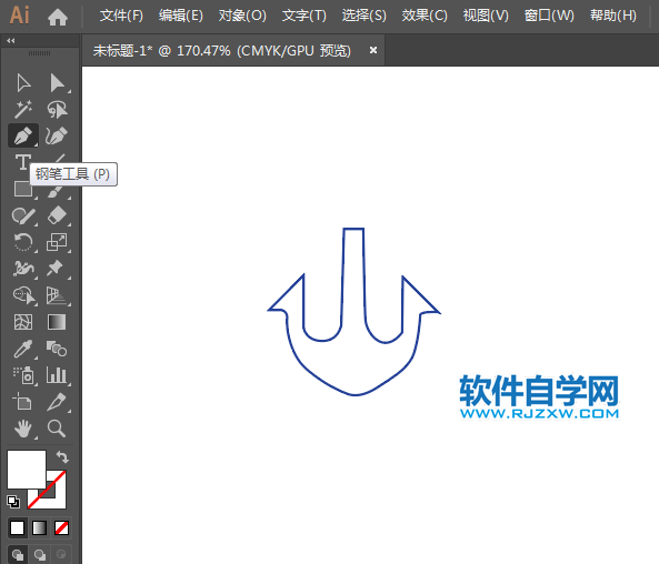 ai怎么設計禁止拋錨高壓危險圖標