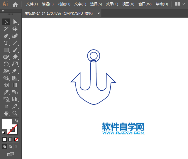 ai怎么設計禁止拋錨高壓危險圖標