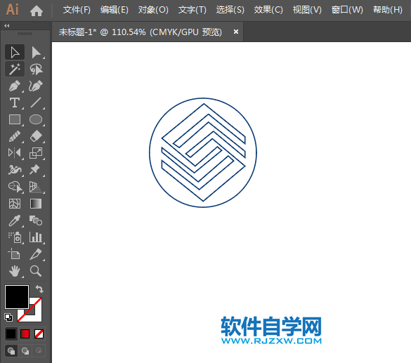ai怎么設計中國移動標志