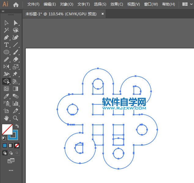 ai怎么畫中國聯通圖標