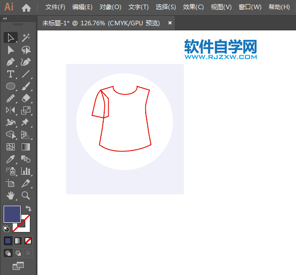 ai怎么設(shè)計加大碼衣服