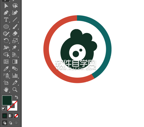 ai怎么畫新浪微博圖標