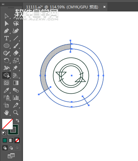 ai怎么畫系統(tǒng)升級圖標(biāo)