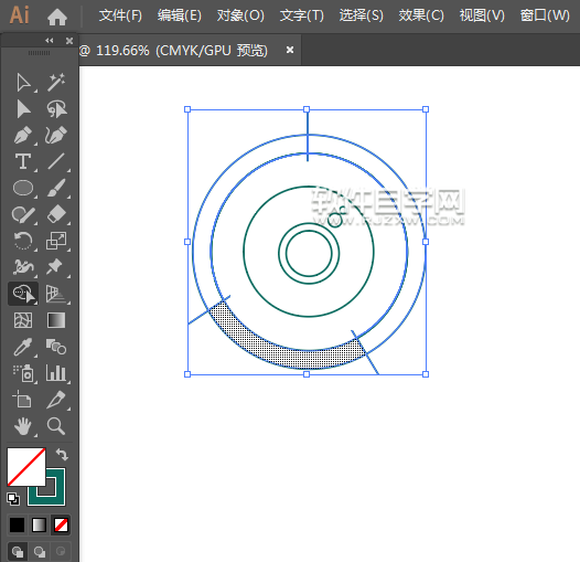 ai怎么畫相機圖標