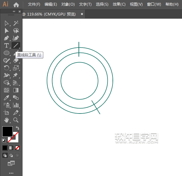 ai怎么畫下載圖標