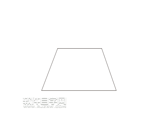 cdr矩形怎么變成梯形