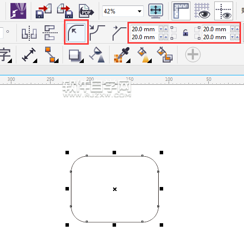 cdr矩形直角轉(zhuǎn)為圓角