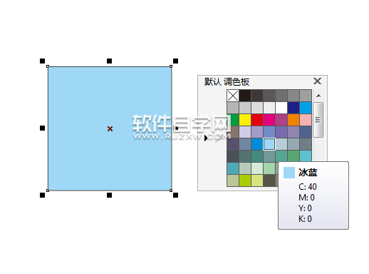 cdr矩形怎么去黑邊