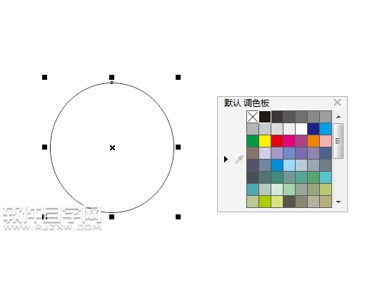 cdr畫的圓不見了怎么辦