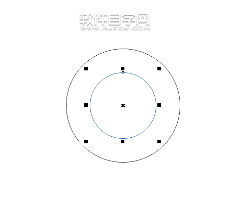 cdr怎么畫同心圓