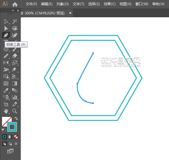 ai怎么畫一個工作溫度應用圖標