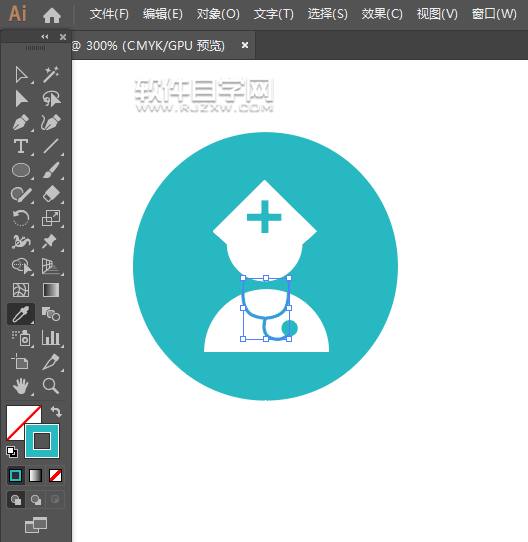 ai怎么畫私人醫生圖標
