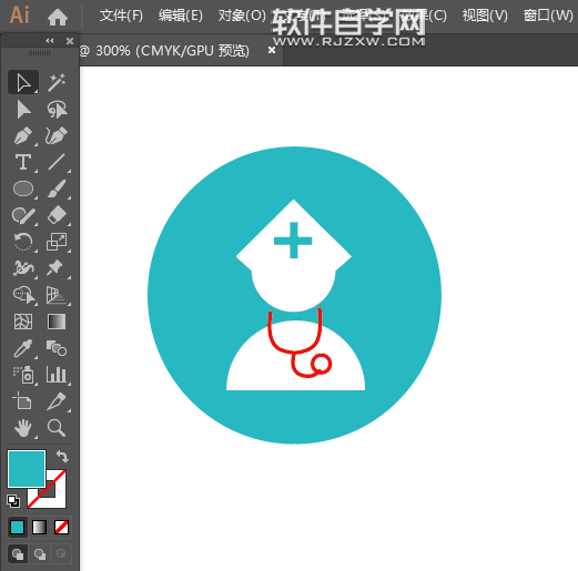 ai怎么畫私人醫生圖標