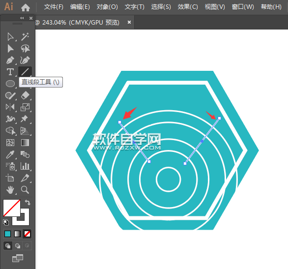 ai如何畫wifi圖標