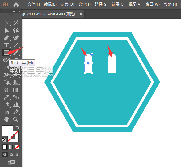 ai怎么畫插頭圖標