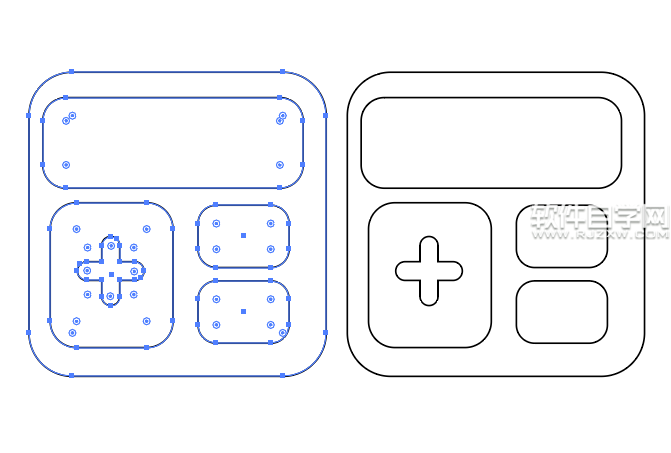 一年級的計算器怎么畫