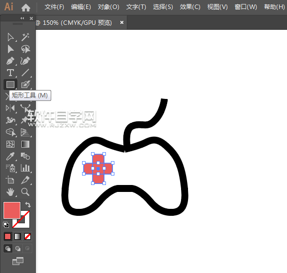 ai怎么畫一個(gè)游戲圖標(biāo)