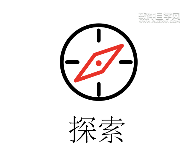 ai怎么畫一個探索圖標