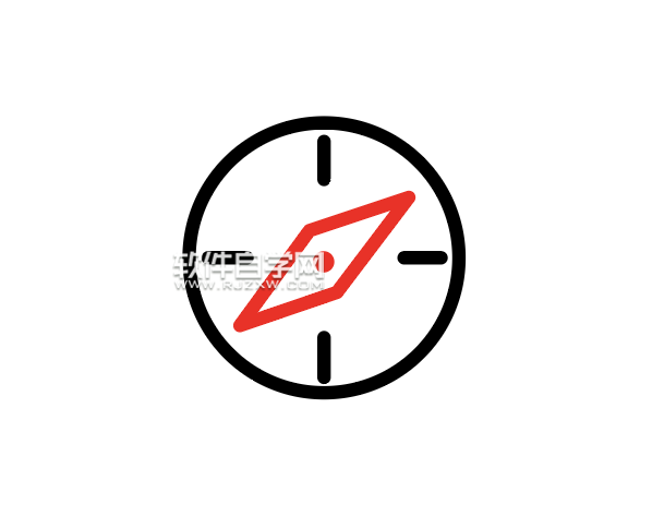 ai怎么畫一個探索圖標