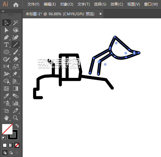 ai怎么畫鏟車圖標(biāo)