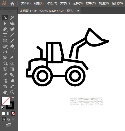 ai怎么畫鏟車圖標(biāo)